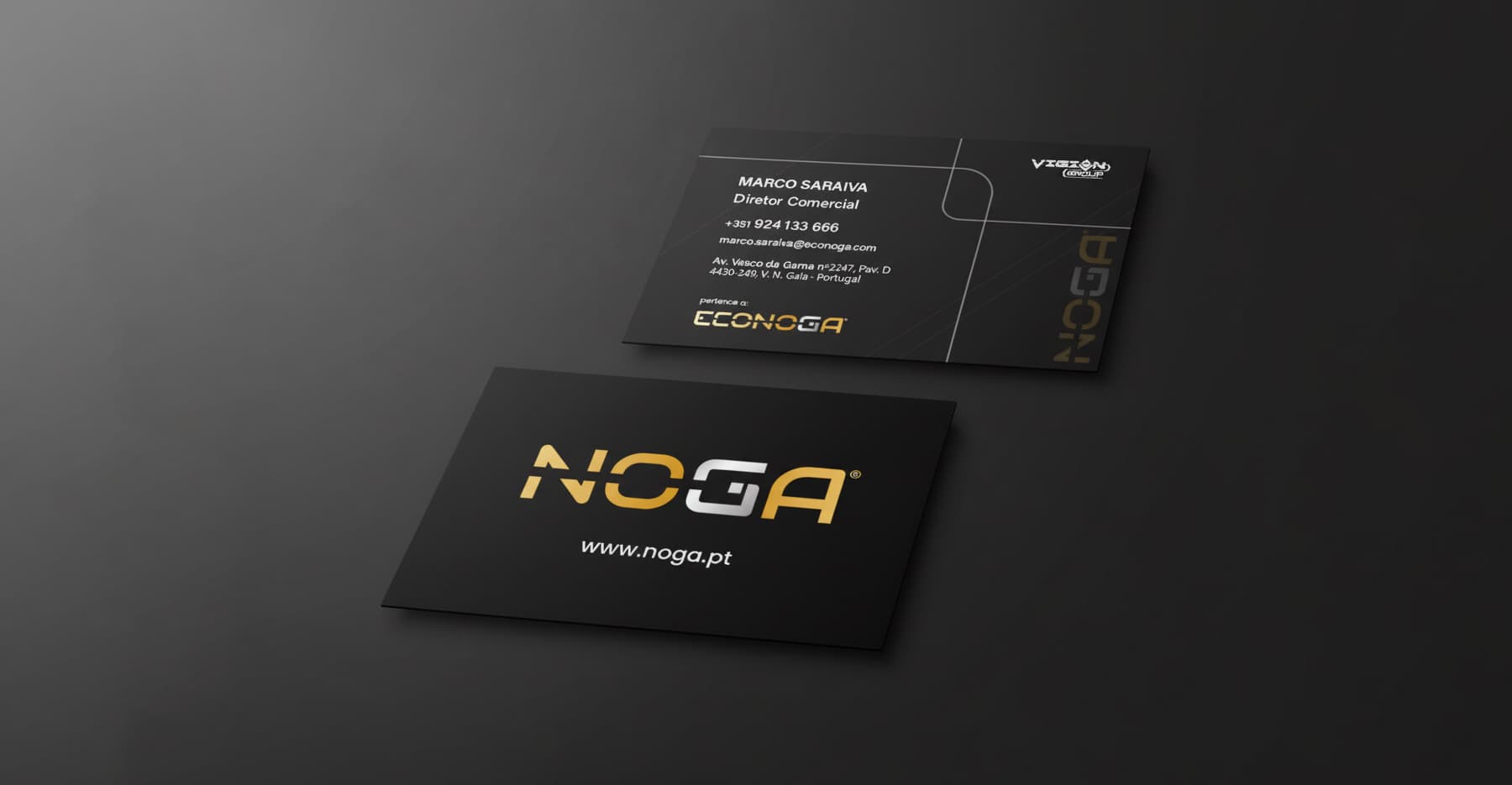 Cartões de Visita para a Noga